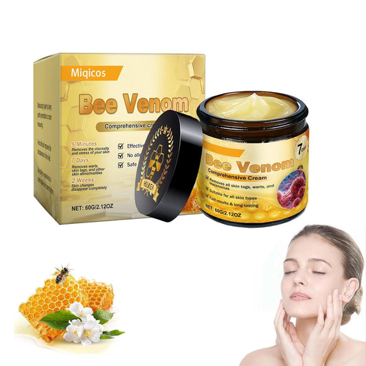Bee Venom Comprehensive Cream, 2025 New Bee Venom Skin Treatment Cream, Firms and rejuvenates the skin, Natural Serum Suitable for All Skin Types (1)-FemmiqueWomen