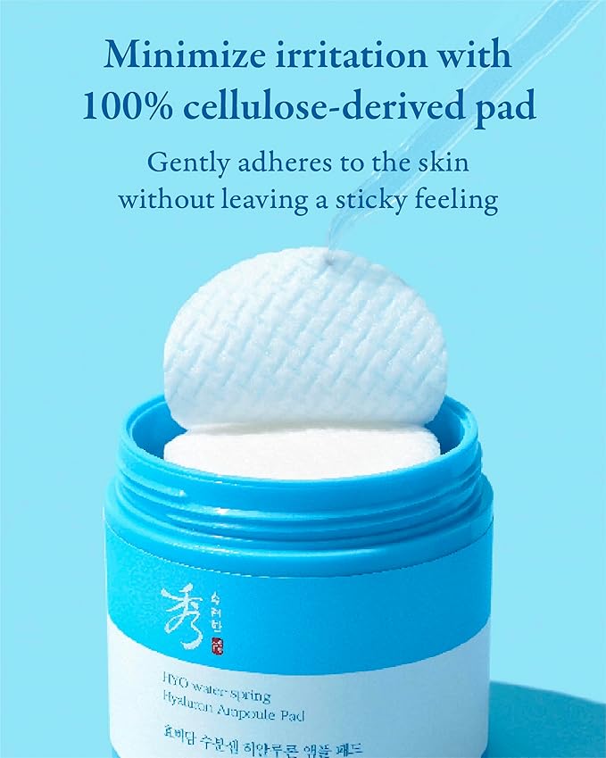 Sooryehan HYOBIDAM Cotton Facial Toner Pads (160 ml/5.41 fl oz * 2 ea) - Gentle Daily Toner Pads for Soothing, Moisturizing, and Exfoliating. Hyaluronic Acid. Korean Skin Care-FemmiqueWomen