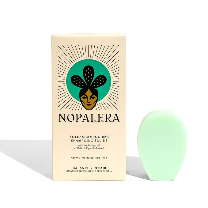 Nopalera Shampoo Bar - Balance and Repair, For Oily Hair, Color Safe, Paraben Free, Silicone & Sulfate Free, Made With Prickly Pear Oil (3.65 oz)-FemmiqueWomen