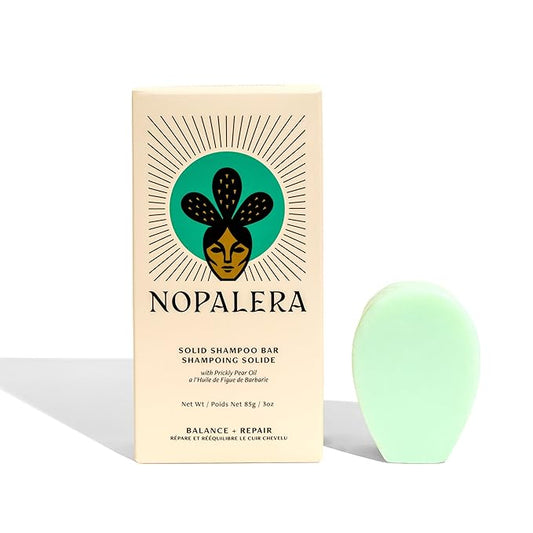 Nopalera Shampoo Bar - Balance and Repair, For Oily Hair, Color Safe, Paraben Free, Silicone & Sulfate Free, Made With Prickly Pear Oil (3.65 oz)-FemmiqueWomen