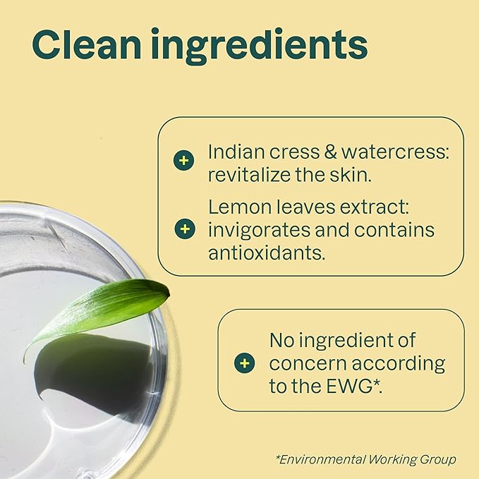 ATTITUDE Micellar Foaming Facial Cleanser, EWG Verified, Dermatologically Tested, Plant and Mineral-Based, Vegan, Earl Grey & Cucumber Scent, 5 Fl Oz-FemmiqueWomen