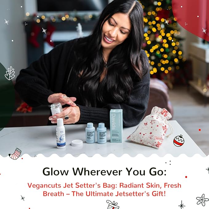 Jet Setter's Selfcare Essentials - Vegan Beauty Set Gift for Women - On-the-Go Skincare And Vacation Beauty Essentials - Compact Travel Size Beauty Products Gift Set - Great Christmas Gift for Her-FemmiqueWomen