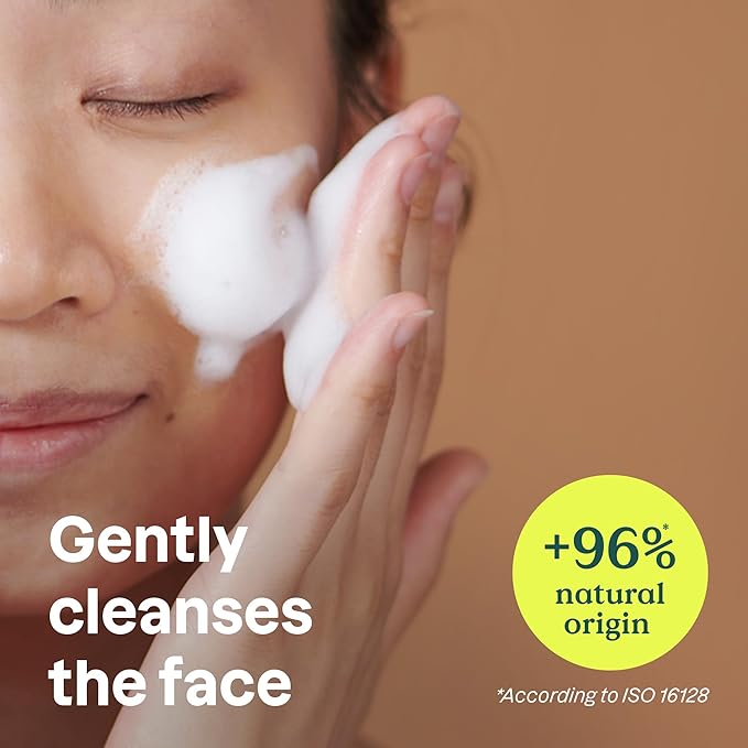 ATTITUDE Micellar Foaming Facial Cleanser, EWG Verified, Dermatologically Tested, Plant and Mineral-Based, Vegan, Unscented, 5 Fl Oz (Pack of 6)-FemmiqueWomen