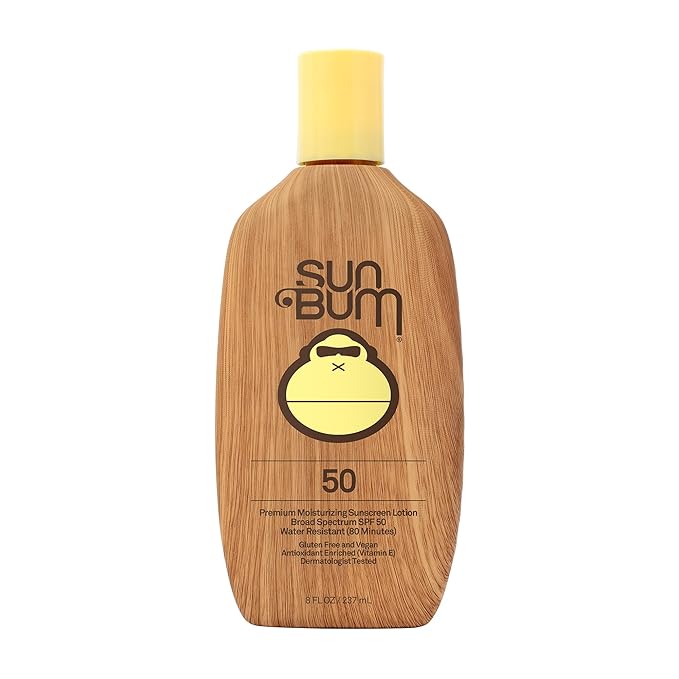 Sun Bum Original SPF 50 Sunscreen Body Lotion - Broad Spectrum Moisturizing Sunscreen with Vitamin E - Hawaii 104 Act Compliant (Made without Octinoxate & Oxybenzone) - 8 oz-FemmiqueWomen
