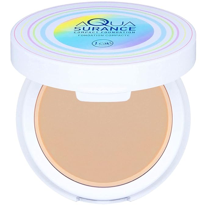 J.CAT BEAUTY Aquasurance Compact Foundation - Medium Beige-FemmiqueWomen