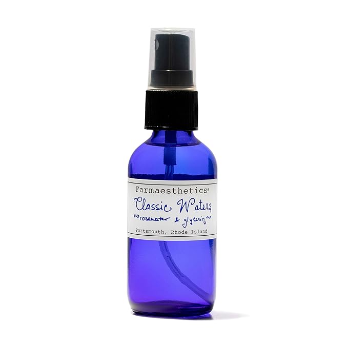 Farmaesthetics Classic Waters Rosewater and Glycerin (2 fl oz) | Ethically Sourced Sustainable Beauty | Clean, All Natural, Small Batch Skincare-FemmiqueWomen