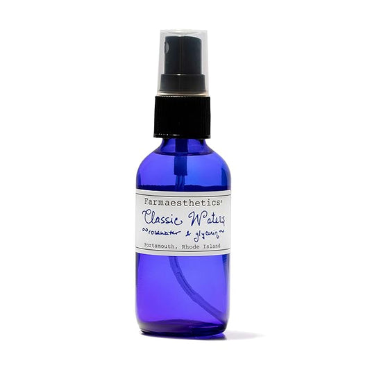 Farmaesthetics Classic Waters Rosewater and Glycerin (2 fl oz) | Ethically Sourced Sustainable Beauty | Clean, All Natural, Small Batch Skincare-FemmiqueWomen