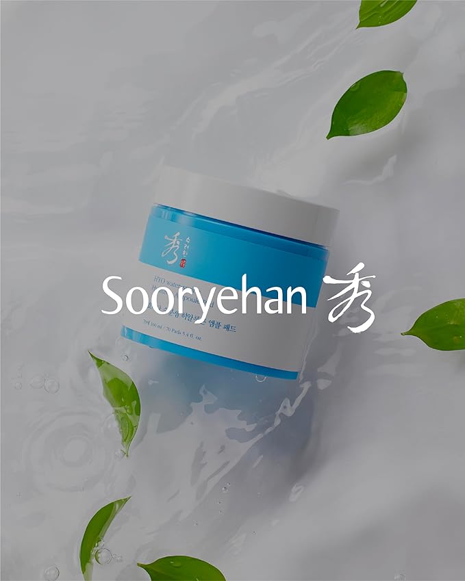 Sooryehan HYOBIDAM Cotton Facial Toner Pads (160 ml/5.41 fl oz * 2 ea) - Gentle Daily Toner Pads for Soothing, Moisturizing, and Exfoliating. Hyaluronic Acid. Korean Skin Care-FemmiqueWomen