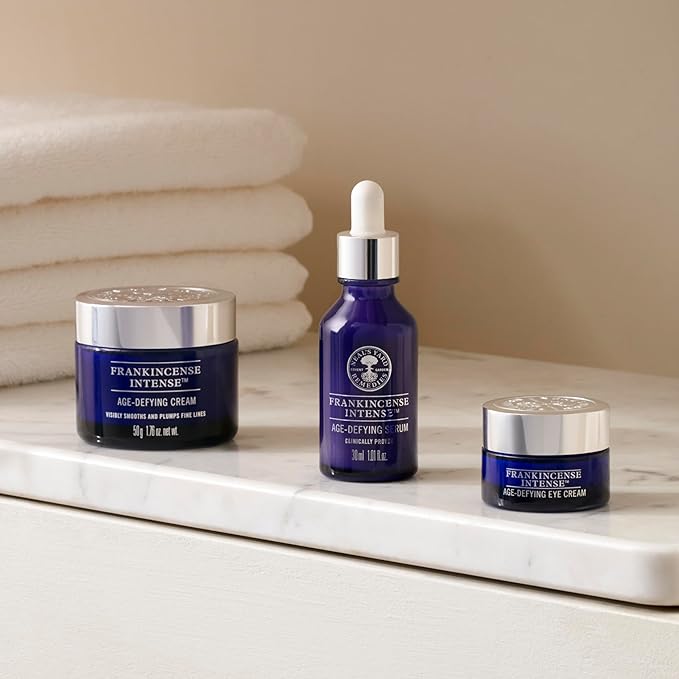 Neal's Yard Frankincense Intense Age Defying Cream with Carnauba Wax, Smoothes & Plumps Fine Lines & Wrinkles, Cruelty-Free, 50g-FemmiqueWomen