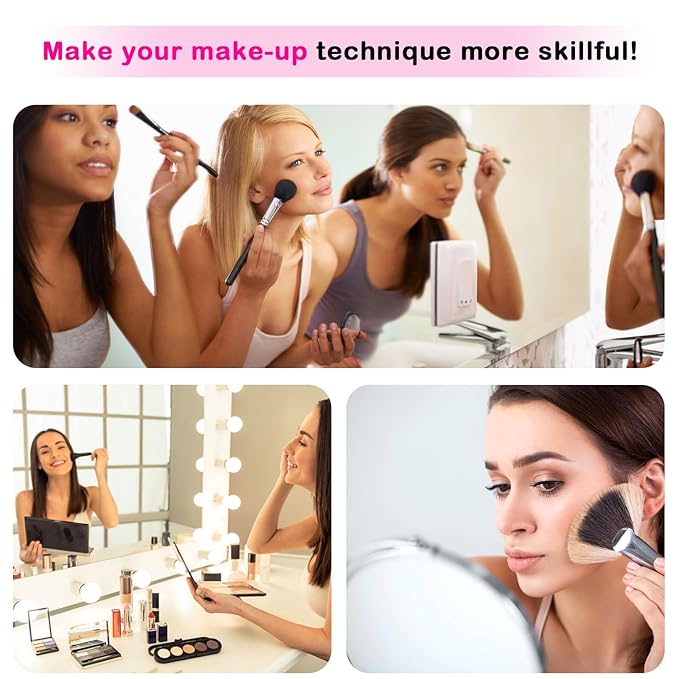 3D Makeup Practice Face Board,Reusable Silicone Makeup Practice Face/Makeup Mannequin Face,with Makeup Brushes Set&Dual head Eyebrow Pencils&a Pair of Eyelashes&a Makeup Bag&makeup remover towel-FemmiqueWomen