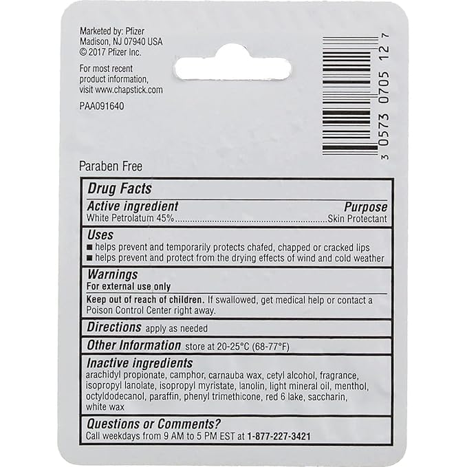 0.15 Oz Cherry Flavor Skin Protectant Flavored Lip Balm Tube (Pack of 4)-FemmiqueWomen