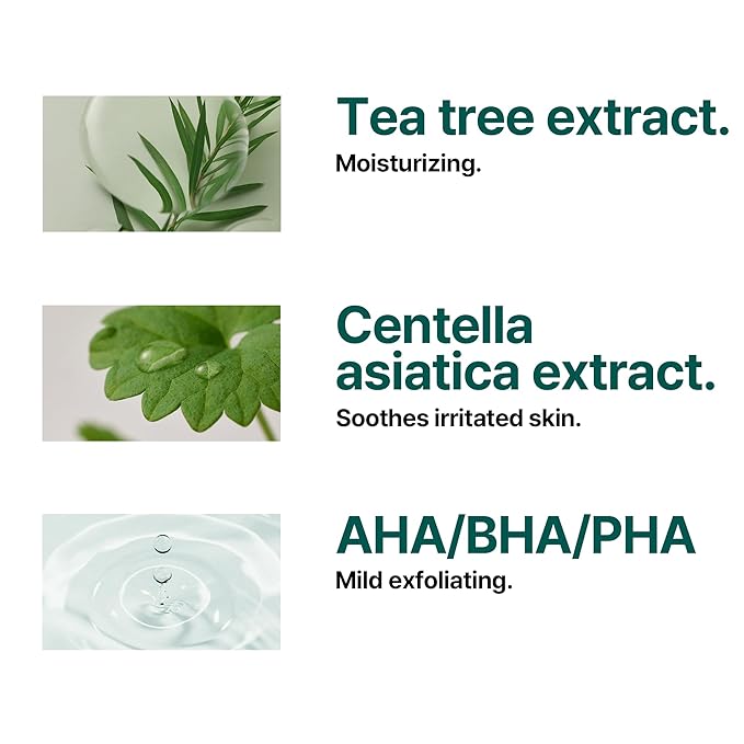 SOME BY MI AHA BHA PHA 30 Days Miracle Acne Clear Body Cleanser - Pack of 2 - Daily Exfoliating Tea Tree Acne Body Wash with Salicylic Acid - Deep Cleanses Sebum and Impurities - Korean Skin Care-FemmiqueWomen