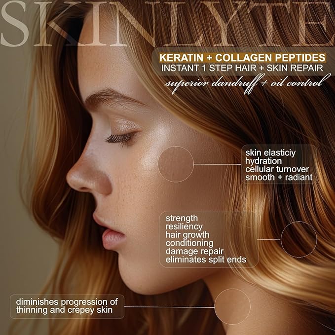 Natural Hair & Whole Body Bar Soap -Hair & Skin Treatment- Keratin & Collagen Peptides | Hair: Promotes Growth, Repair, Strength, Volume | Skin: Anti-Aging, Firm, Elasticity w/Organic Sulfur-FemmiqueWomen