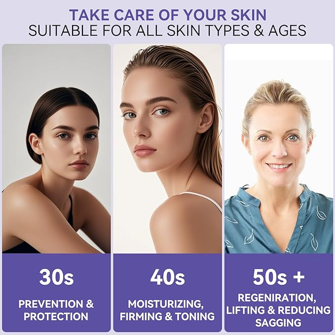 Face Moisturizer Retinol Cream, Neck Collagen Cream for Tightening Skin, Anti Aging Day & Night Deep Facial Moisturizer for Women & Men, Tighten and Lift Wrinkle-FemmiqueWomen