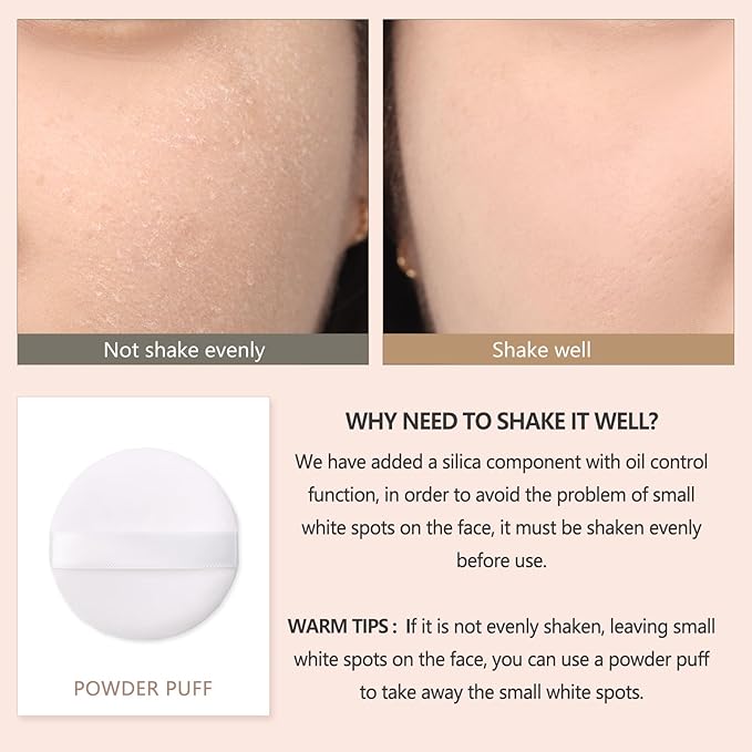 Long Lasting Makeup Setting Spray Kit - 3.38 Fl oz Super Matte Finish Setting Mist Lightweight Face Make up Fixer for Oily Skin + 1PC Sponge Puff + 1PC Powder Puff-FemmiqueWomen