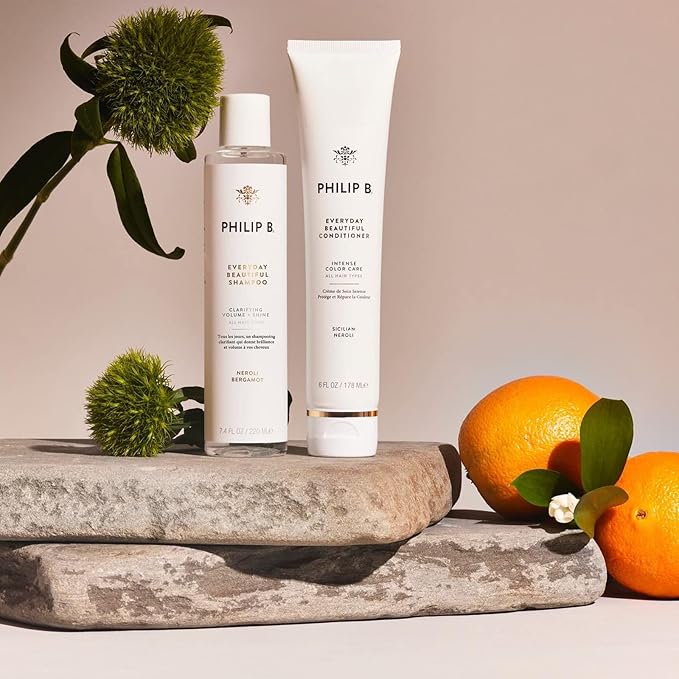 PHILIP B Everyday Beautiful Shampoo - 7.4 fl. oz. (220 ml) - Clarifying, Volumizing and Shine Enhancing, Removes Excess Buildup, Sulfate-Free, Made in USA-FemmiqueWomen