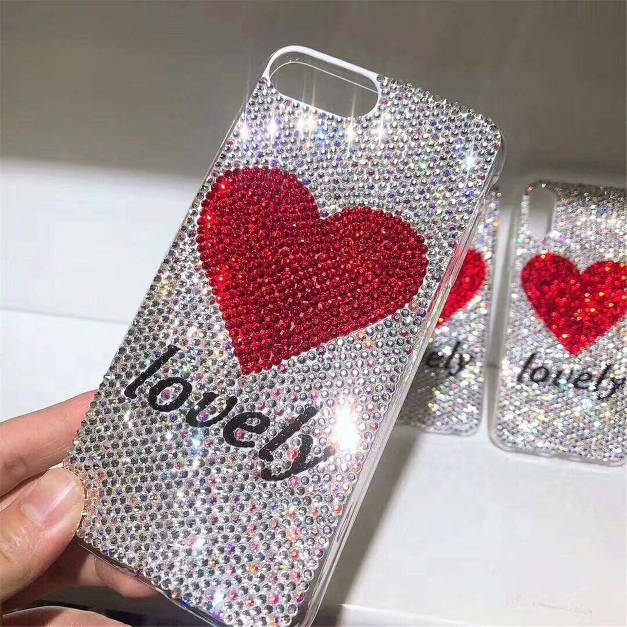 2250 Pcs SS16 4mm AB Flatback Rhinestones for Nails Art Crafts Glitter Round Shine Gems Crystals DIY Clothes Shoes (Black-Bottom Dark Green AB)-FemmiqueWomen