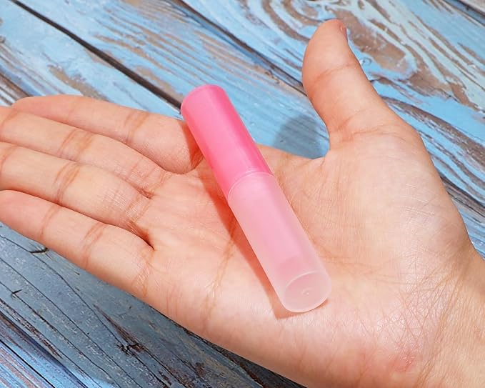 0.14oz Empty Flavored Lip Balm Container Tubes Plastic Homemade Moisturizing Lip Stick with Caps Bulk Fit for Women Adult DIY Making Supplies, 25 Count (Multicolor)-FemmiqueWomen