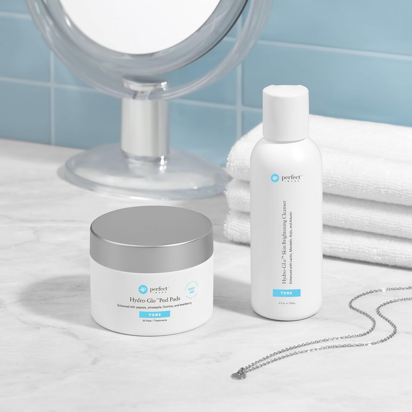 Hydro-Glo Peel Pads - Enhanced with Kojic, Mandelic, Glutathione, Licorice, Papaya, Pineapple, Bearberry Extracts (10% Strength Peel)-FemmiqueWomen