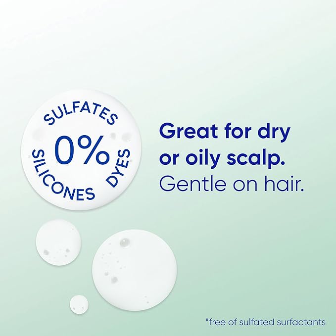 Head & Shoulders BARE Dandruff Shampoo Twin Pack, Soothing Hydration, Sulfate-Free, Silicone-Free, Dye-Free, Eco-Friendly Bottles, Safe for All Hair Types, 13.5 Fl Oz Each (Set of 2)-FemmiqueWomen