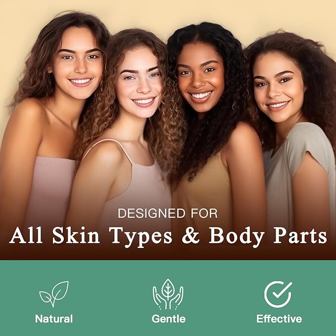 1.3Lb/21oz Hard Wax Beads for Hair Removal, Bouvetean Wax Beans for Bikini, Eyebrow, Face, Legs, Full Body Sensitive Skin Waxing with 10pcs Wax Spatulas (Pack of 6)-FemmiqueWomen