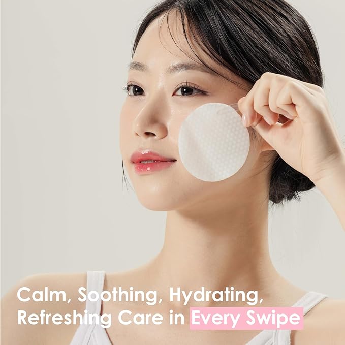 MEDB Hydracalm Toner Pads | BHA & PHA | Daily Toner Pad | Improving Elasticity, Korean Skin Care, Hydrating, for Troubled Skin & Breakouts | 60 Pads-FemmiqueWomen