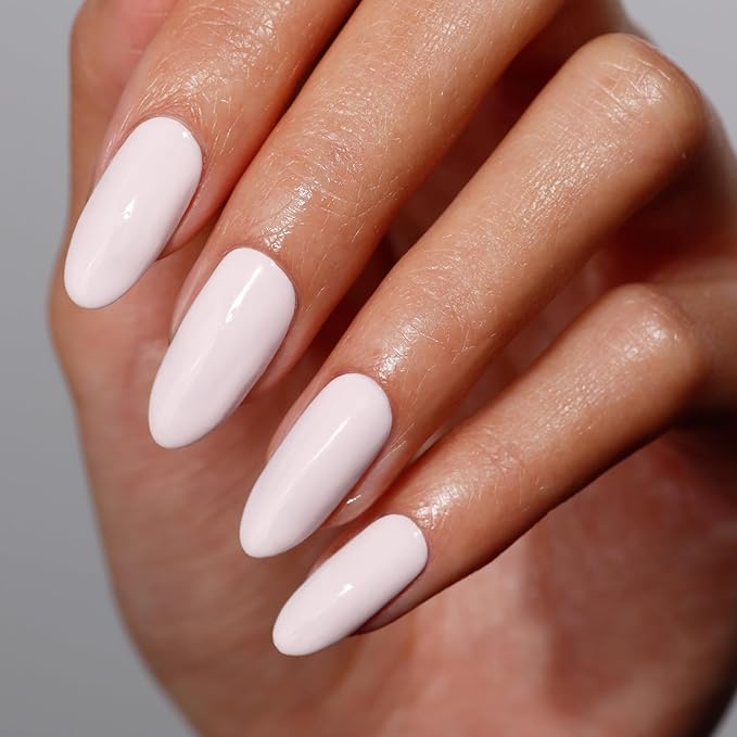 LONDONTOWN UV/LED Gel Nail Polish - Long Lasting, Chip Resistant High Shine Color - Glossy Pastel Pink, Macaroon at Noon, 12ml/.40fl oz