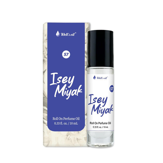 Well's Oil Well's Perfume Oil Roll-On (Isey Miyak) | Clean, Rich, Pure Scent | Alcohol-Free | Oil Based | Long Lasting | Concentrated Roll-on Perfumes for Women and Men |10 ml / 0.33 fl Oz-FemmiqueWomen