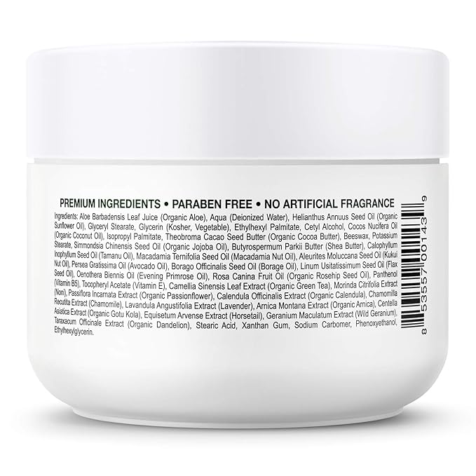 Deluvia Miracle Aloe Cream | Face & Body Moisturizer with Vitamin E & Organic Aloe Vera | Hydrating, Soothing for Dry Skin, Anti-Wrinkle, Acne Scars, Rosacea, Psoriasis, Eczema - 8 oz-FemmiqueWomen