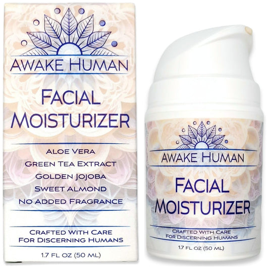 Natural Face Moisturizer for Dry Sensitive Skin - Organic Natural Face Cream - Facial Aloe & Green Tea Moisturizer Cruelty Free - Vegan Face Moisturizer for Women, Acne-Safe, Anti-Aging, No Fragrance-FemmiqueWomen