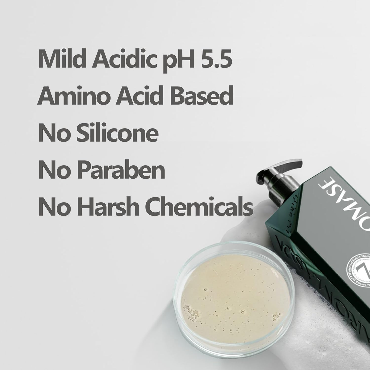 Aromase Dry Scalp Soothing Shampoo - Hydrates, Relieves Dryness and Itchiness - Amino Acid-Based Formula - No Parabens, SLS, or Silicone - 14 oz-FemmiqueWomen