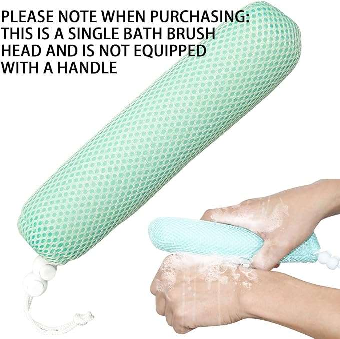 Long Handle Bath Brush,Anti-Slip Curve Handled Bath Body Brush, Back Scrubber for Shower,Easy Reach for Seniors, Suitable for Elderly/Pregnant Aid Bathing & Shower