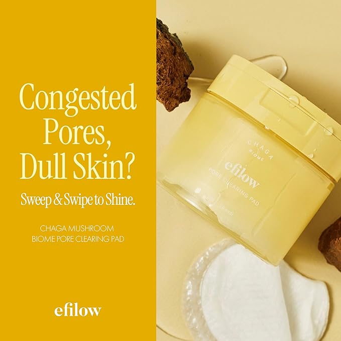 Chaga Mushroom Biome Pore Clearing Pad 70 Sheets | Pore-Smoothing Facial Cleansing Pads-FemmiqueWomen