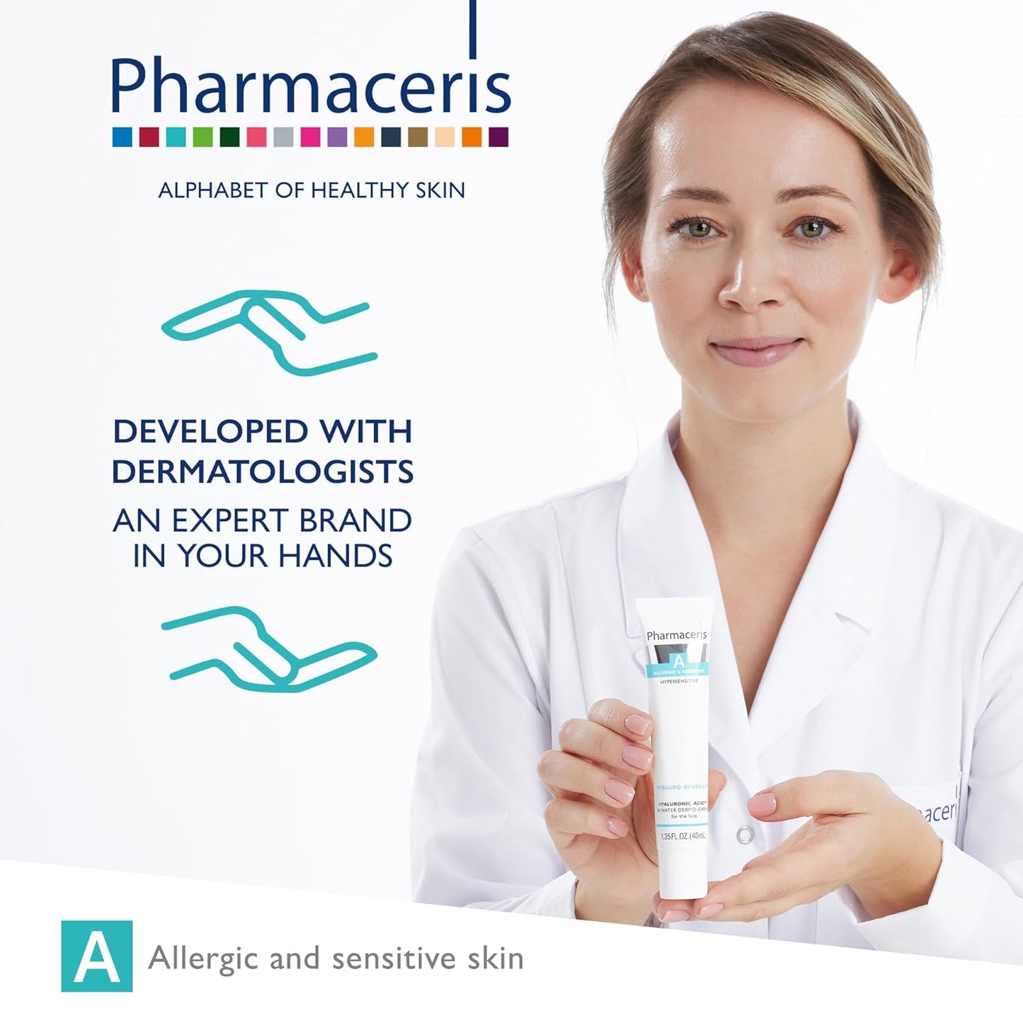 Hyaluronic Acid Water Cream, Moisturizing Face Cream, Hydrates & Soothes, Helps Strengthen Skin Barrier, Lightweight Daily Cream for Dry, Sensitive & Allergy-Prone Skin, HYALURO-SENSILIUM-FemmiqueWomen