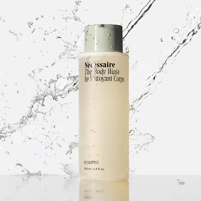 Nécessaire The Body Wash Eucalyptus - Natural Body Wash for Women & Men, Replenishing Shower Gel with Niacinamide, Vitamin C/E + Omega 6/9. Oil-In-Gel Cleanse, 8.4 fl oz.-FemmiqueWomen