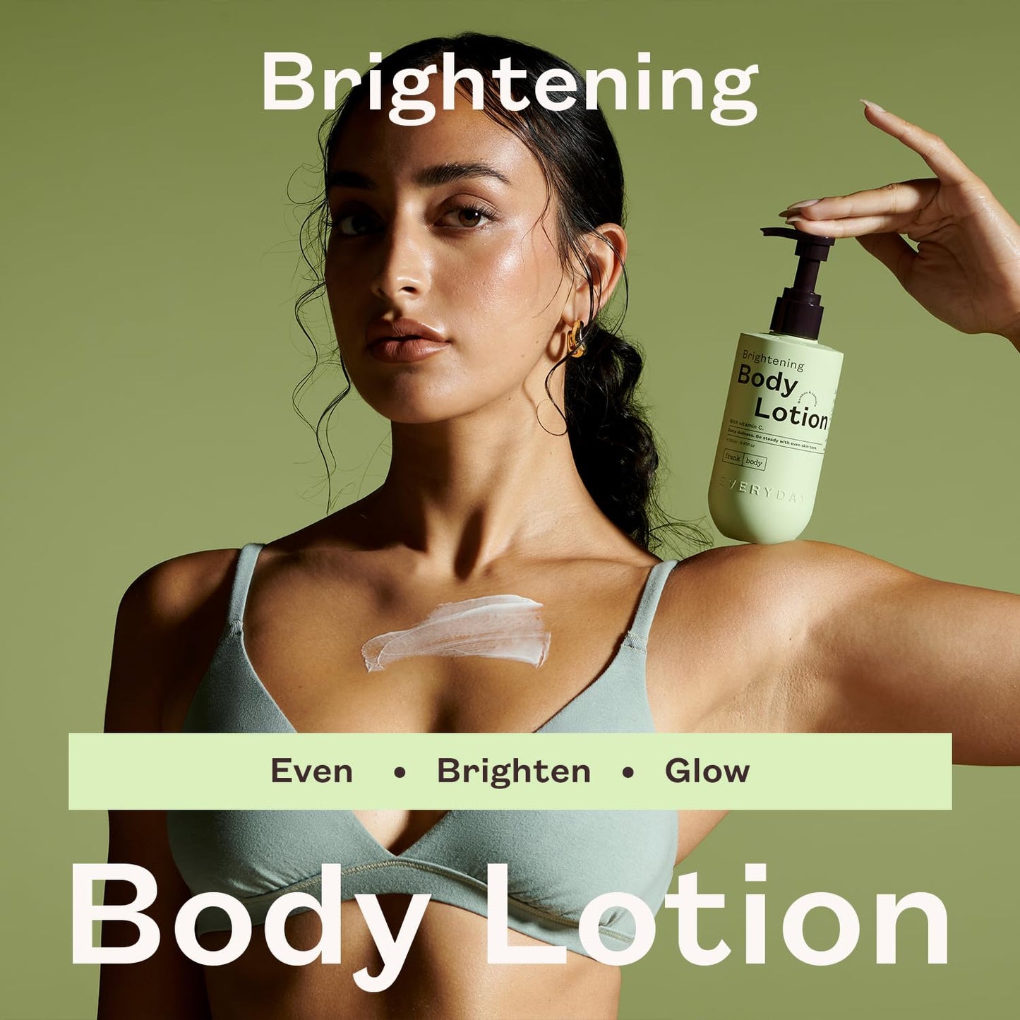frank body Brightening Body Lotion | Evens Tone, Brightens Dark Spots & huperpigmentation | Vitamin C, Kakadu Plum & Vitamin B5 | Bamboo & Camellia Scent | Vegan & Cruelty Free | 250ml / 8.45 fl oz-FemmiqueWomen