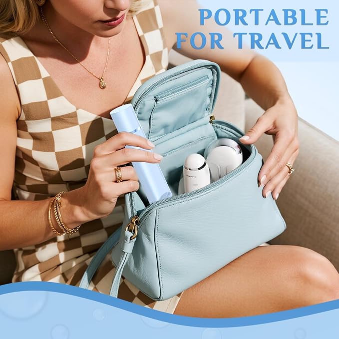 2025 New 2-in-1 Electric Bikini Trimmer for Women - Dual Head Electric Razor,Waterproof Painless Bikini Shaver, Pubic Hair Trimmer for Private Area & Body Hair, Blue-FemmiqueWomen