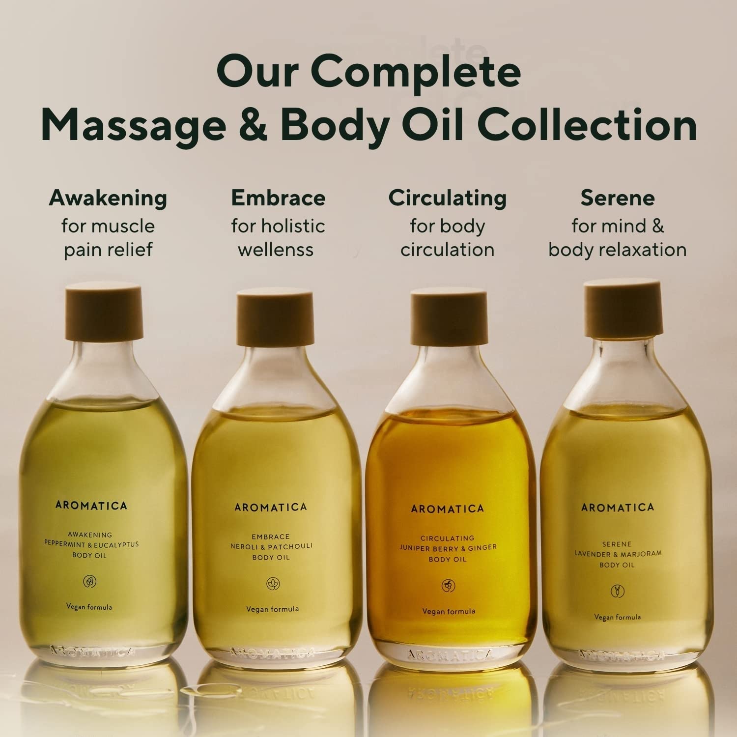 AROMATICA Embrace Body Oil Patchouli & Neroli Essential Oil, Aromatherapy Oils, Scented Body Oil, After Shower Body Oil for Women, Non-Greasy Body Serum, Body Moisturizer for Dry Skin 3.38 fl. oz-FemmiqueWomen