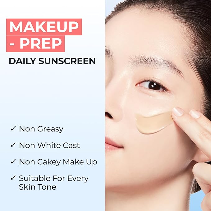 SPF 50 DOMINAS Tinted Sunscreen Moisturizer (1.7fl oz) - Tone Correction, Korean Skin Care, Broad-Spectrum UV Defense Sunblock, Water-in-Oil Formula for Lightweight, Panthenol, Sun Cream-FemmiqueWomen