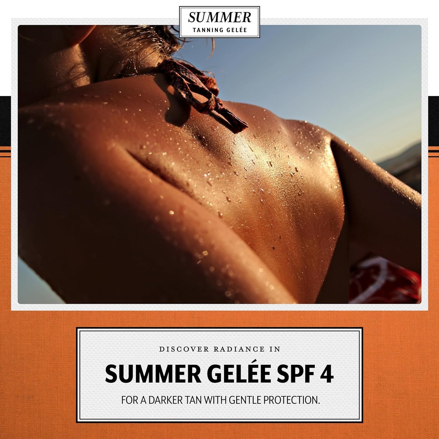 Summer Gelée Tanning Gel – SPF 4 Luxe Bronzing Accelerator – Hydrating & Silky Gel for a Deep, Radiant Tan – Non-Greasy, Fast-Absorbing Formula – 3.12 FL OZ – Made in USA-FemmiqueWomen
