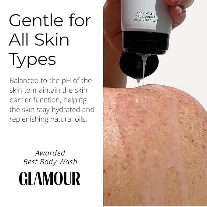 Doctor Rogers Hydrating Body Wash, Moisturizing Shower Cleanser, Dermatologist-Created Bath Soap For Women & Men, Cleanses & Repairs the Skin Barrier, Paraben & Sulfate-Free, 236 ml / 8 fl oz-FemmiqueWomen