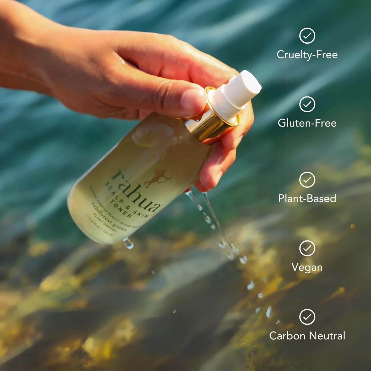 Rahua Scalp & Skin Toner, 4.2 Fl Oz, Revitalizing Hair Toner for Skin Care, Scalp Refresh & Styling, Nourishing Naturally Infused, Plant Powered Ingredients, for All Hair-Types, Vegan-FemmiqueWomen