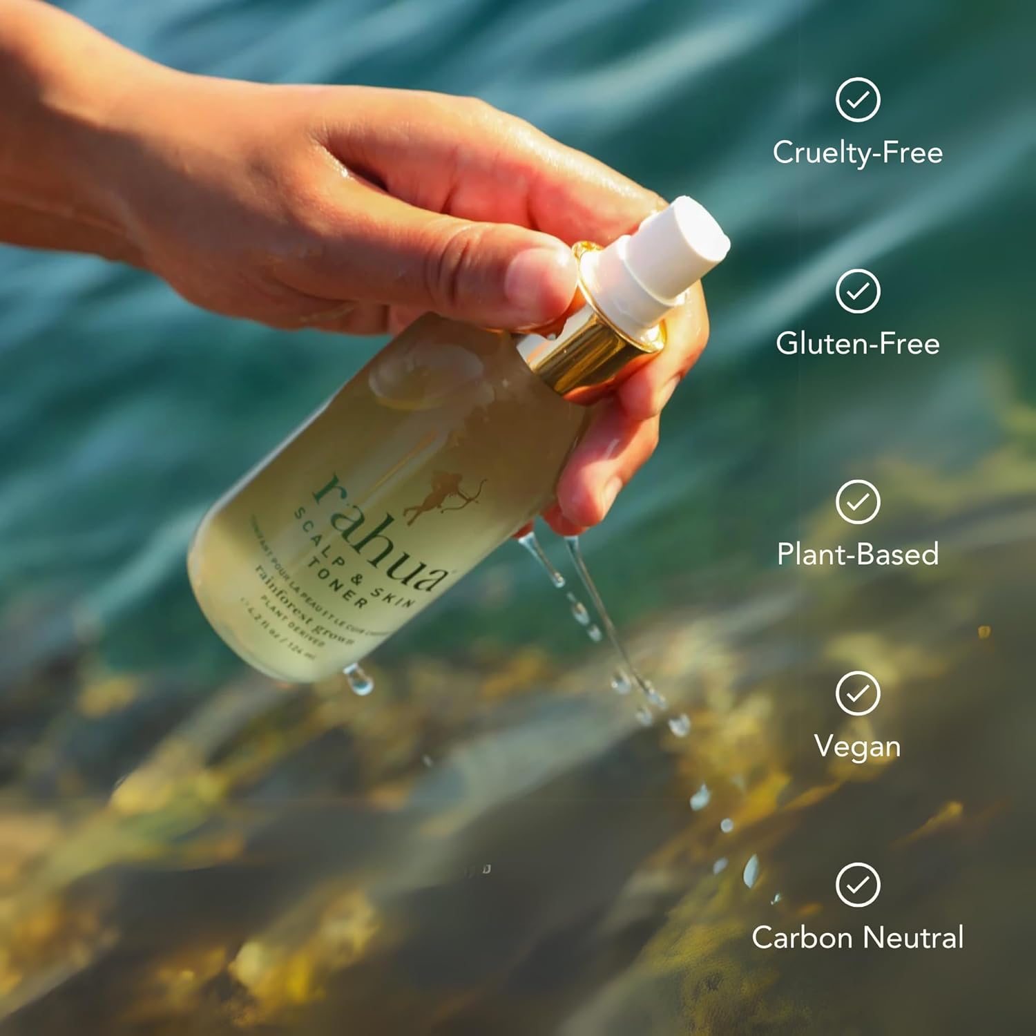 Rahua Scalp & Skin Toner, 4.2 Fl Oz, Revitalizing Hair Toner for Skin Care, Scalp Refresh & Styling, Nourishing Naturally Infused, Plant Powered Ingredients, for All Hair-Types, Vegan-FemmiqueWomen