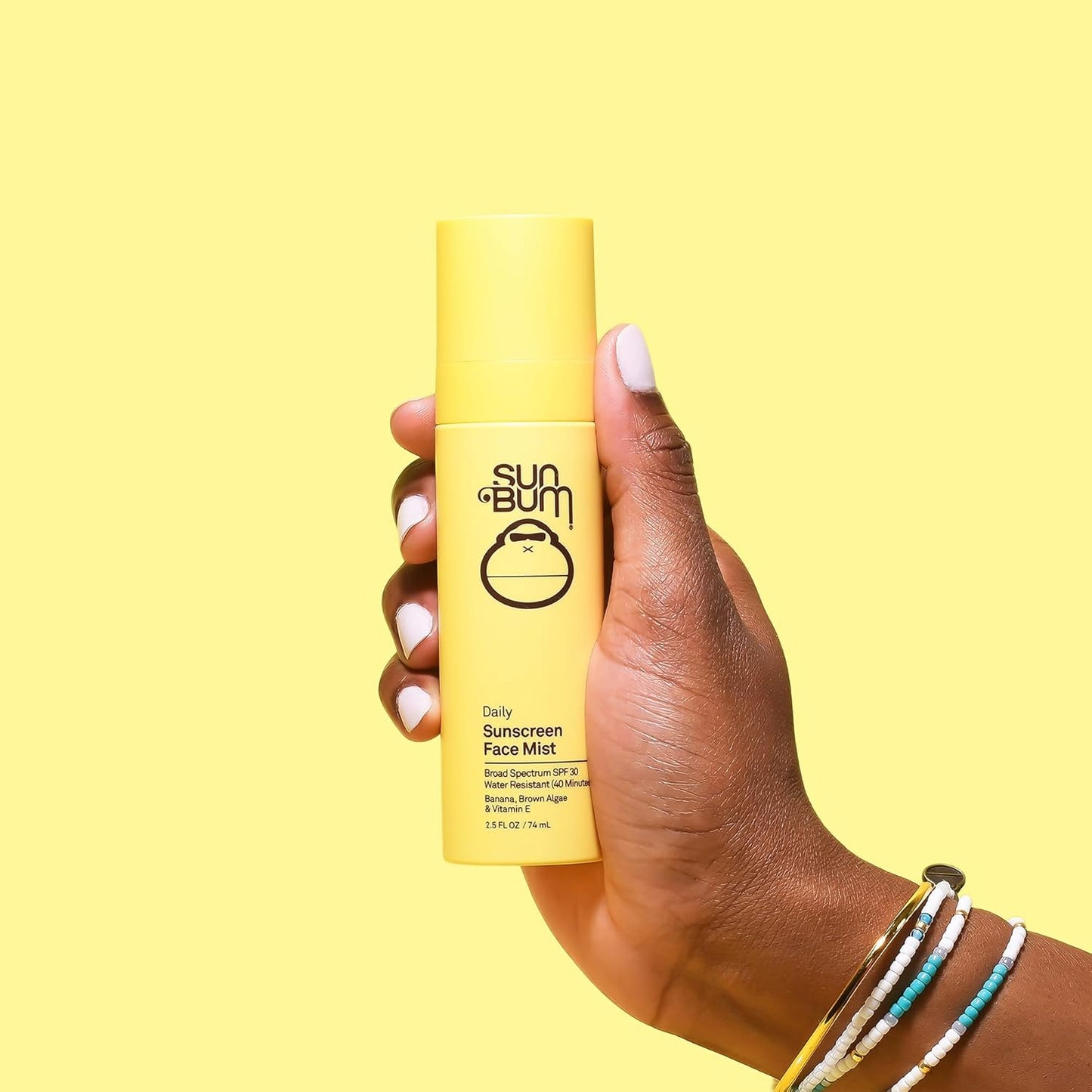 Sun Bum Skin Care SPF 30 Daily Sunscreen Mist - Vegan and Hawaii 104 Act Compliant (Made without Octinoxate & Oxybenzone) - Broad Spectrum UVA/UVB Facial Sunscreen Spray with Vitamin E - 2.5 oz-FemmiqueWomen