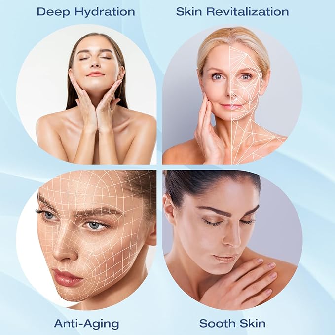 Hydrogen Face Mist Hydrating Spray,with Hydrogen Water Tablets, H2 Water Facial Spray for Deep Hydration,Anti-Aging Antioxidant Rejuvenation,Portable Design-FemmiqueWomen