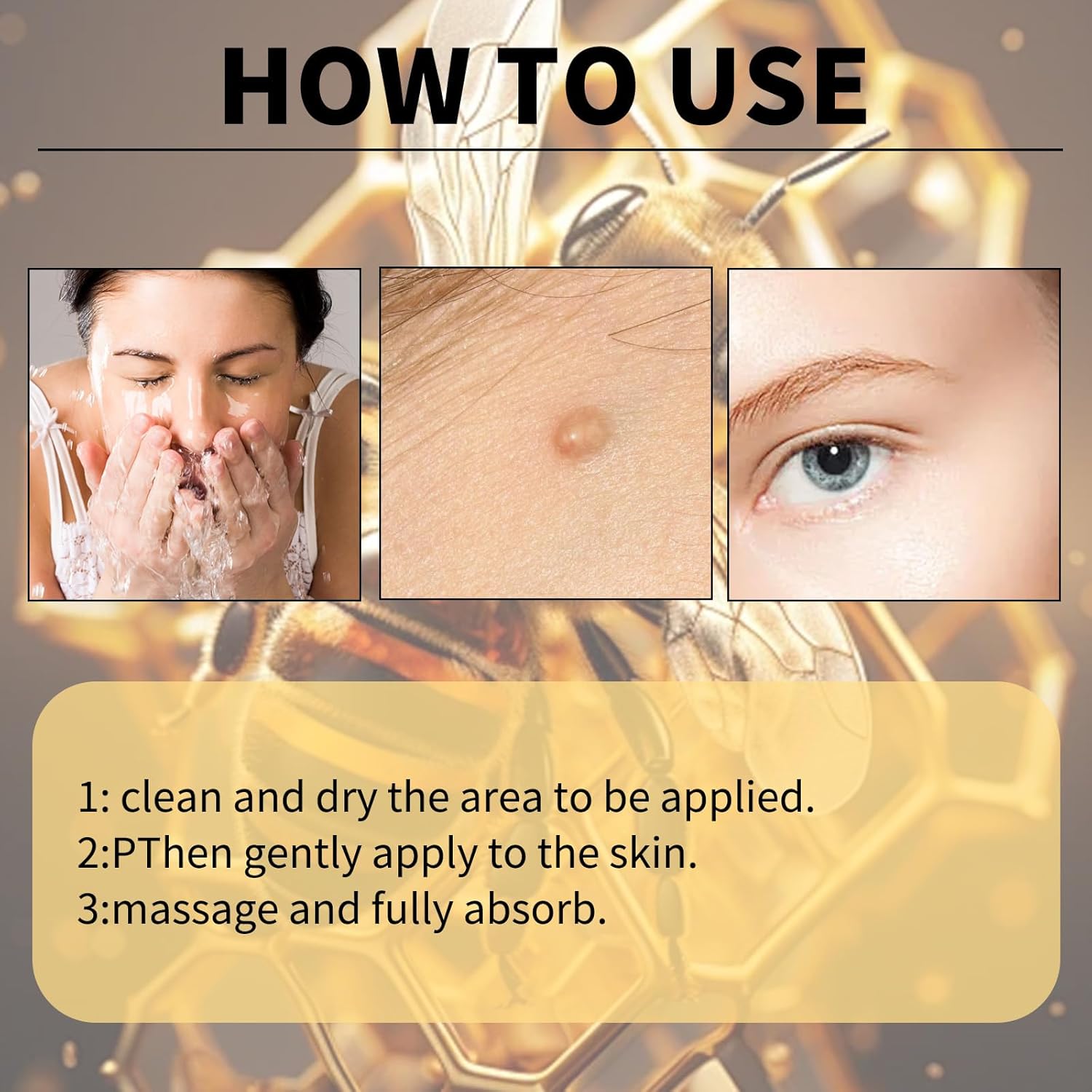 Bee Venom Skin Treatment Cream, Bee Venom Repair Cream, Suitable for All Skin Types-FemmiqueWomen