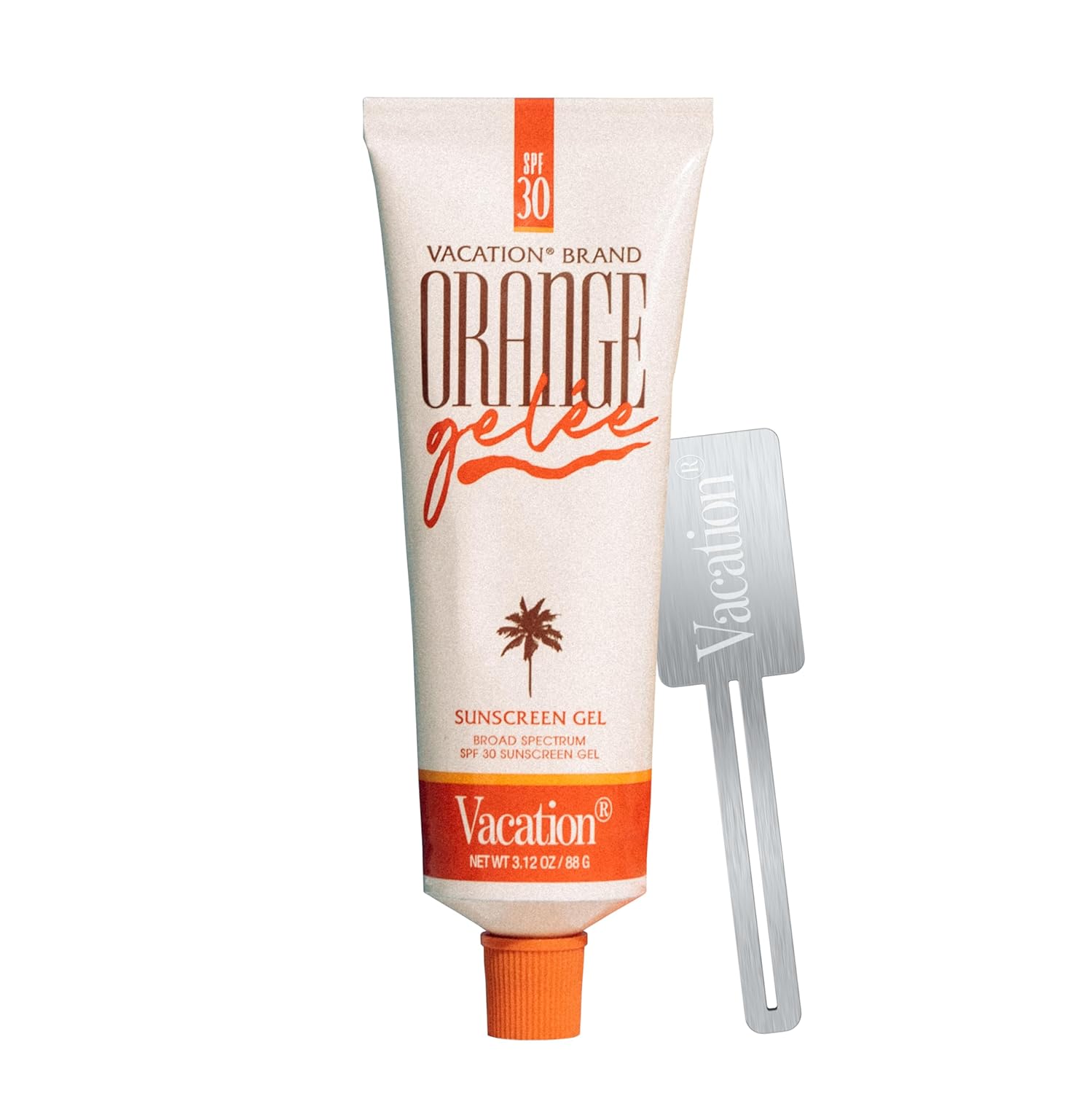 Vacation Orange Gelée SPF 30 Gel & Tube Key Bundle, Hydrating Balm-to-Oil Sunscreen, Mineral-Oil Free, Water-Resistant, Travel Size, 3.12 Oz.-FemmiqueWomen