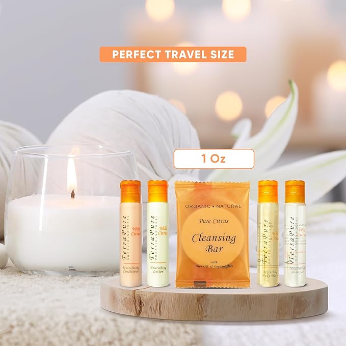 Terra Pure Wild Citrus | 1 oz. Liquids and 1 oz. Bar Soaps | 1-Shoppe All-In-Kit-FemmiqueWomen