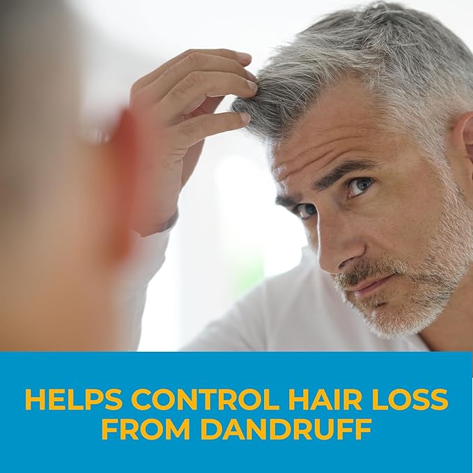 Nizoral Anti-Dandruff Shampoo with 1% Ketoconazole, Fresh Scent, 14 Fl Oz-FemmiqueWomen