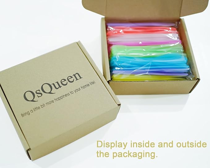 100 PCS Cosmetic Spatula for Makeup Face Mask Plastic Spoon Disposable Makeup Tools for Mixing and Sampling 4.88'' x 1.06" Random Color-FemmiqueWomen